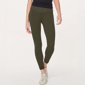 LULULEMON Align Olive Green 26 inch Leggings